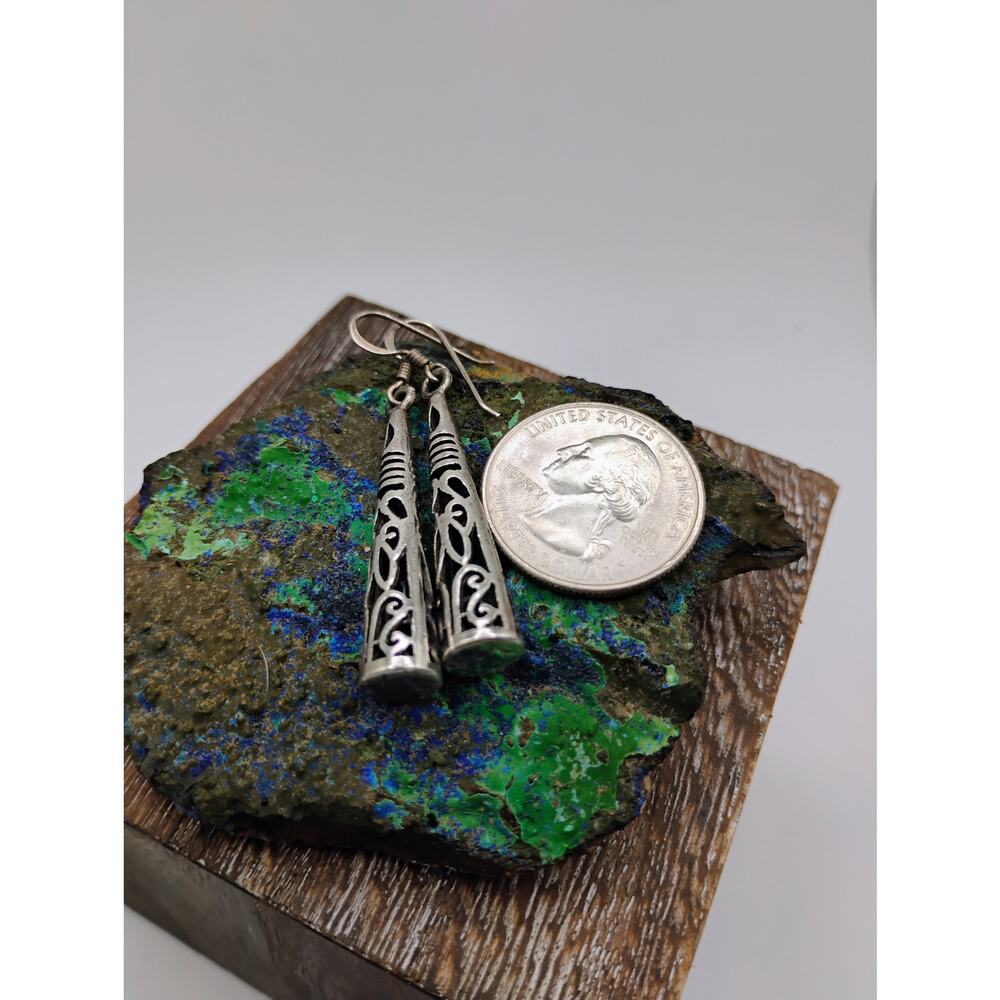 Silpada Cone Sterling Silver Earrings - Picture 4 of 4